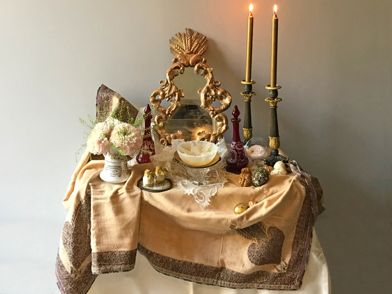 Soft Gold marriage sofreh