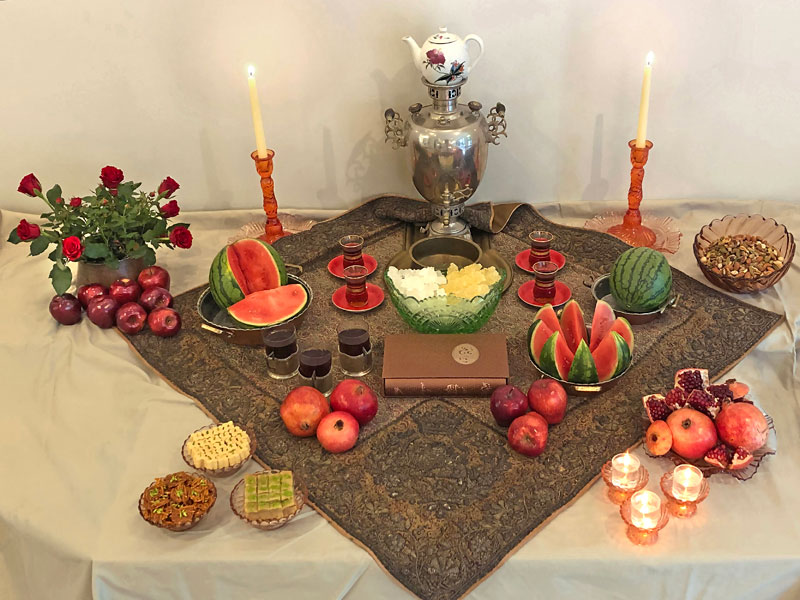 Yalda contemporary sofreh