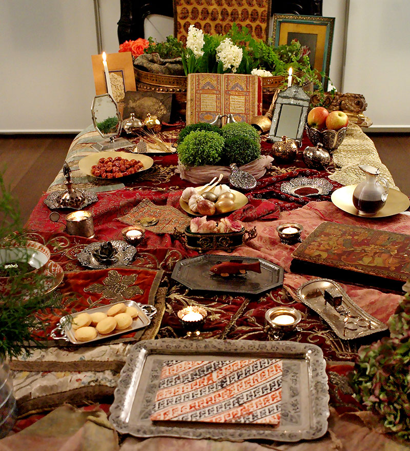 nowruz sofreh display