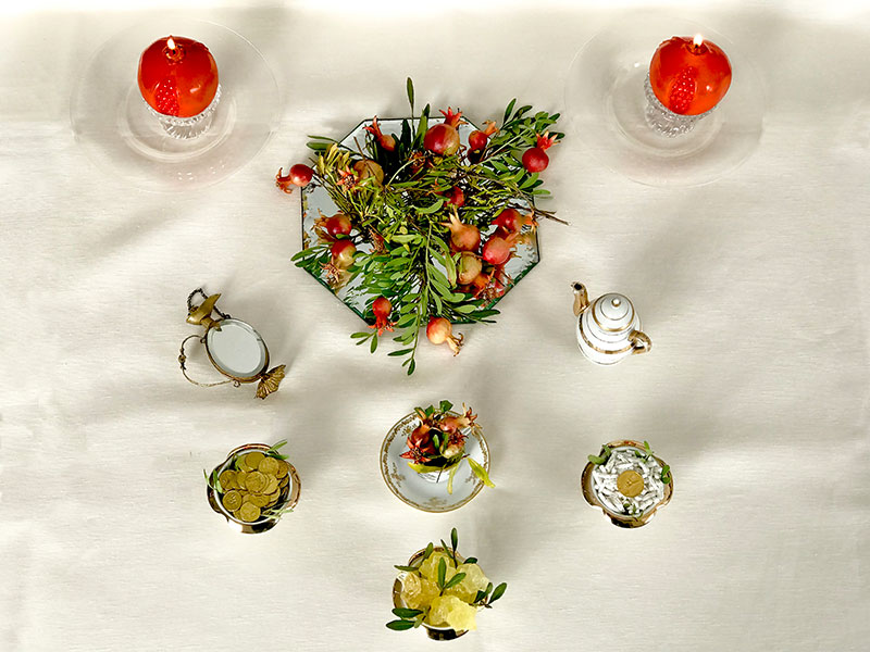 Sofreh miniature arrangement