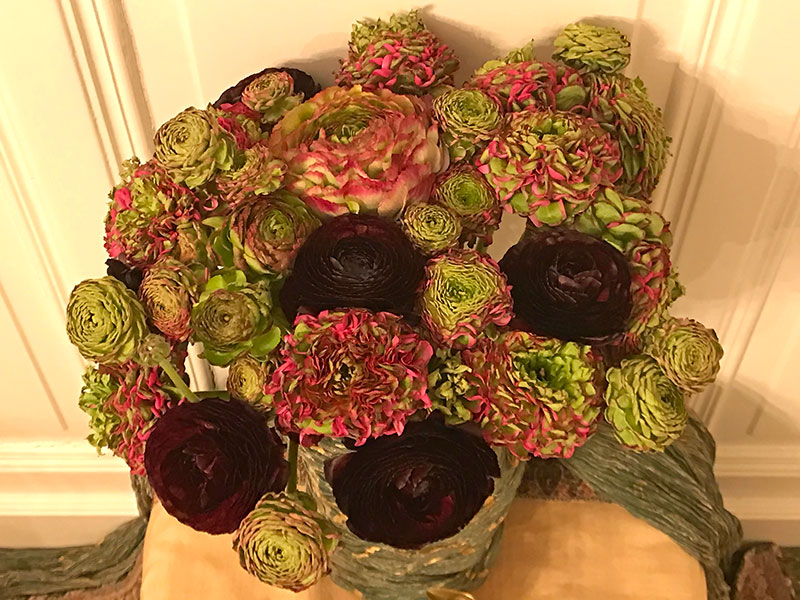 bouquet of ranunculi
